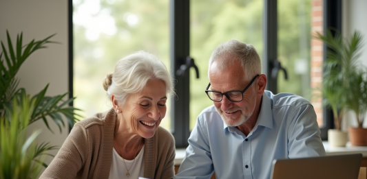 Retraite : gérer efficacement son portefeuille financier pour optimiser ses revenus Couple senior examinant des documents financiers à la maison