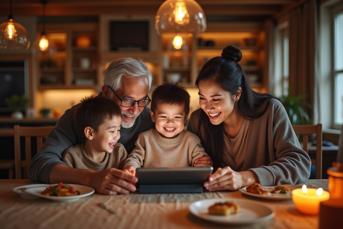 famille connectée